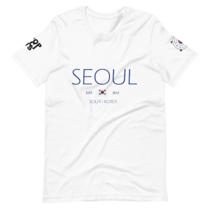 Seoul Unisex t-shirt Blue