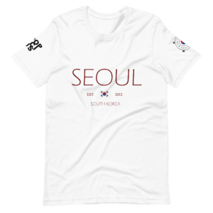 Seoul Unisex t-shirt Wine