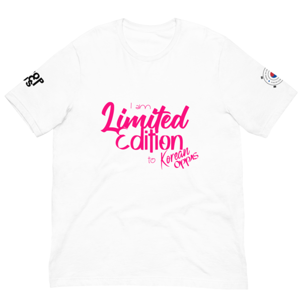 Limited Edition Unisex t-shirt Rose White