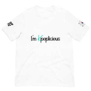 I am kpoplicious Unisex t-shirt White