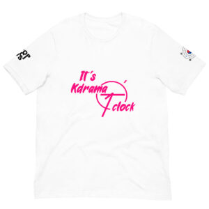 Its Kdrama o clock Unisex t-shirt Pink White
